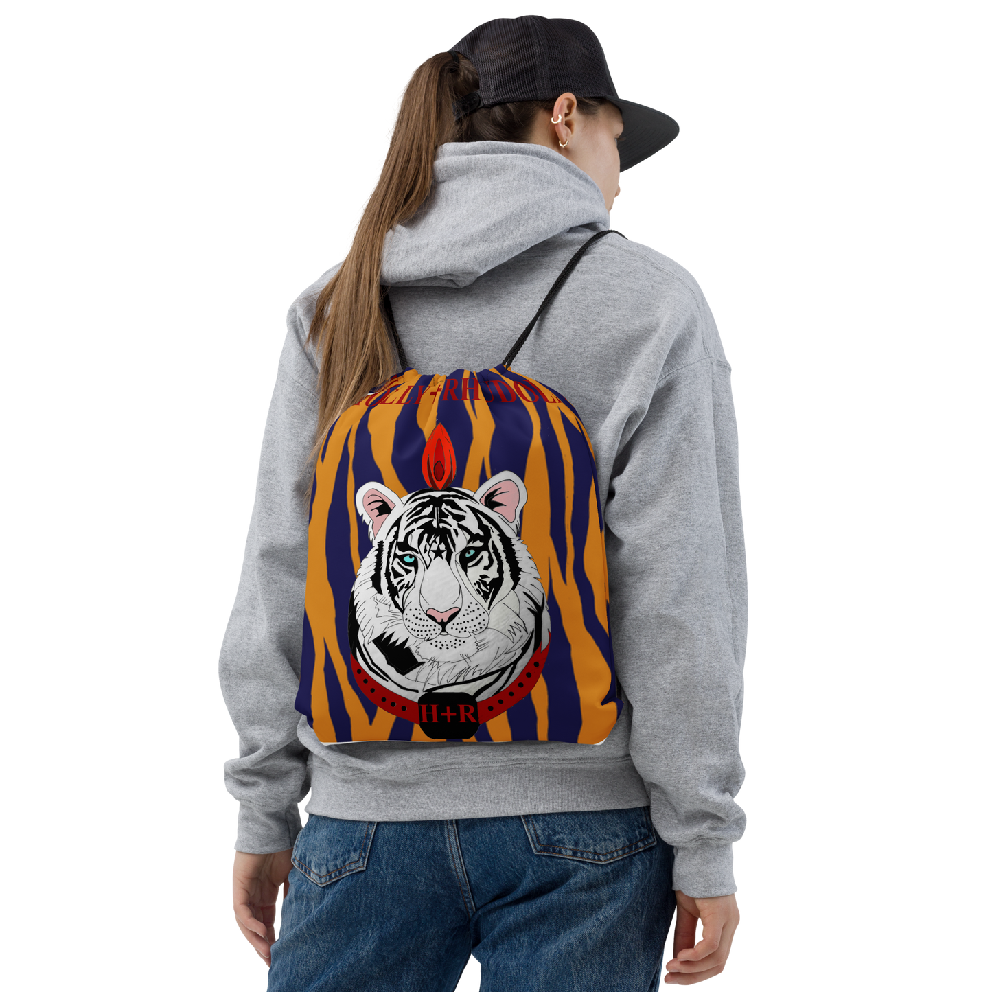 FASHION DRAWSTRING  BAG TIGER LGBTQIA+