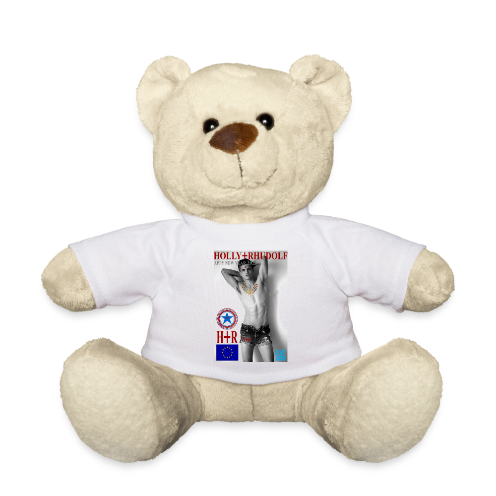 FASHION TEDDY BEAR HOLIDAY LGBTQIA+ - white