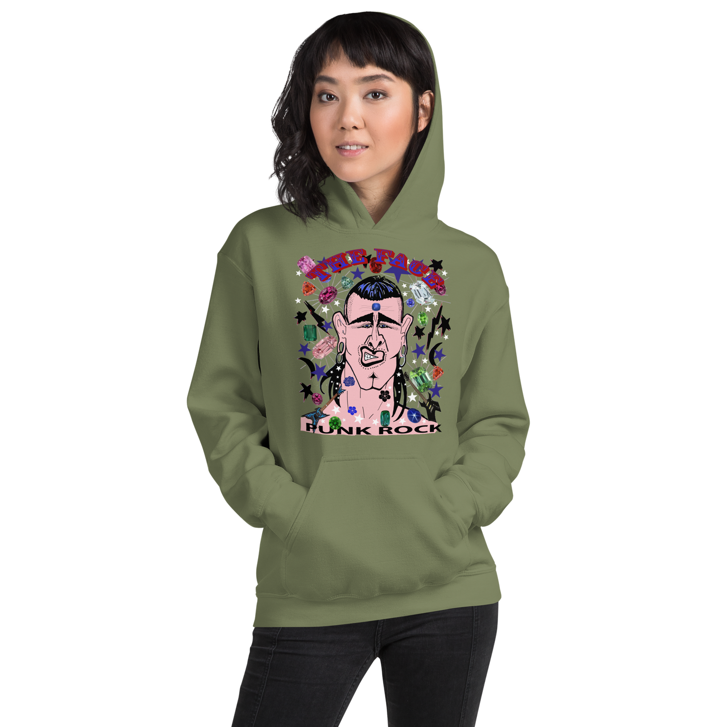 FASHION SWEATSHIRT THE FACE LGBTQIA+