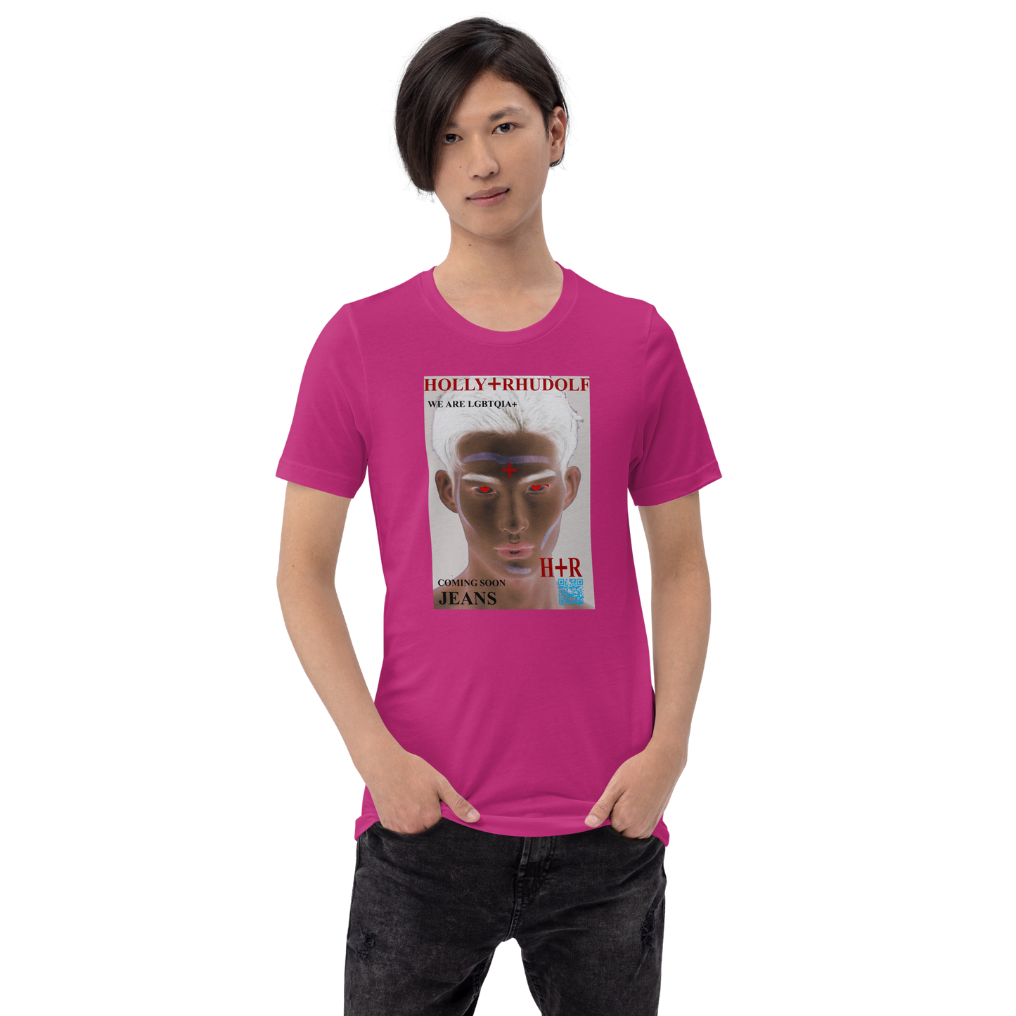 FASHION T.SHIRT THE FACE LGBTQIA+